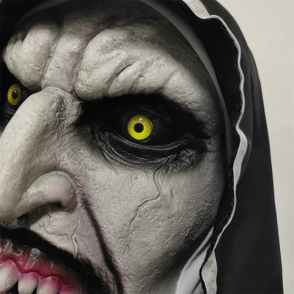 イベント・ハロウィングッズ|ホラー修道女風マスク