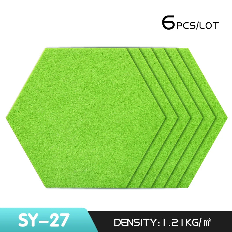 DIY用 3D防音・インテリア用ステッカー 大/小 6pcs カラフル防音タイル