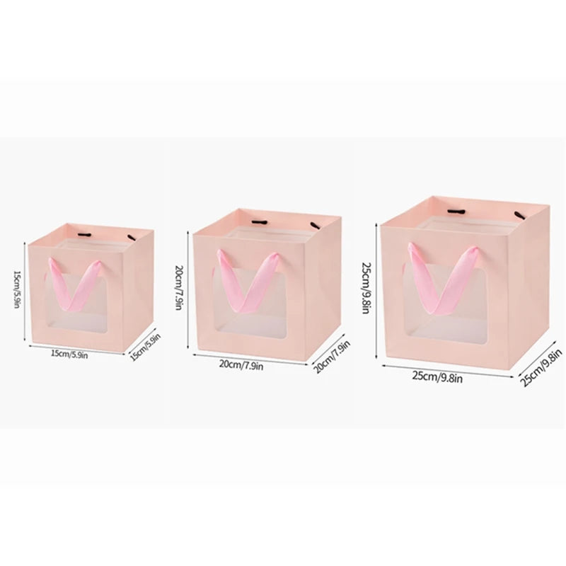 |ノベルティ用品 | 透明窓付きギフトバッグ | S/ M/ L