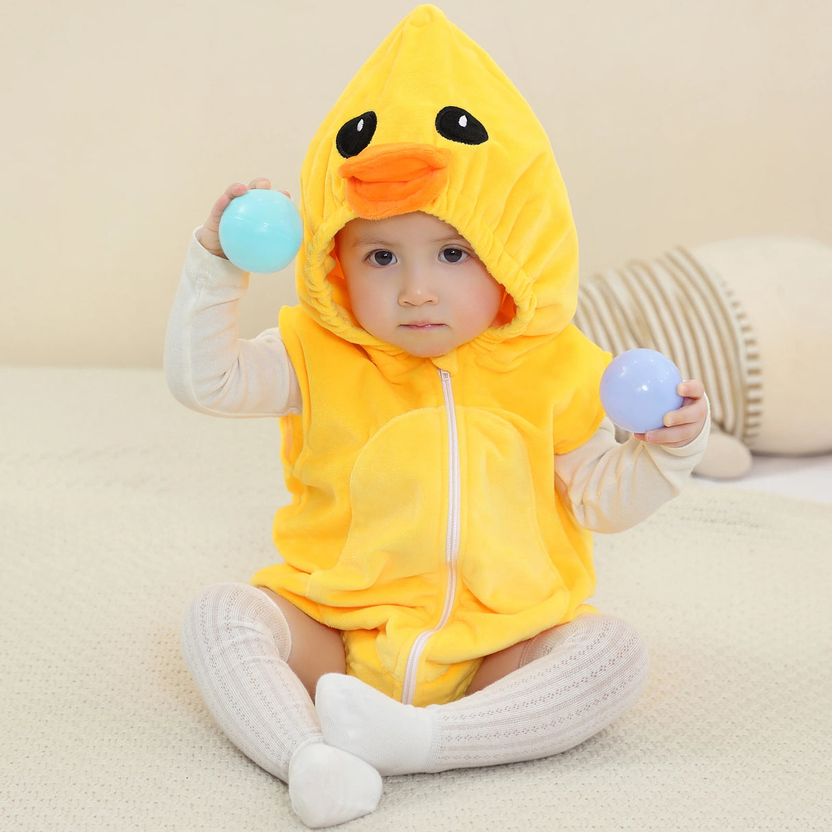 イベント・ハロウィングッズ|アニマル・ユニコーンベビーロンパース(0〜24ヶ月)着ぐるみ風