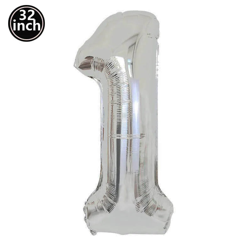 イベント・バルーン装飾 | マルチカラー数字バルーン