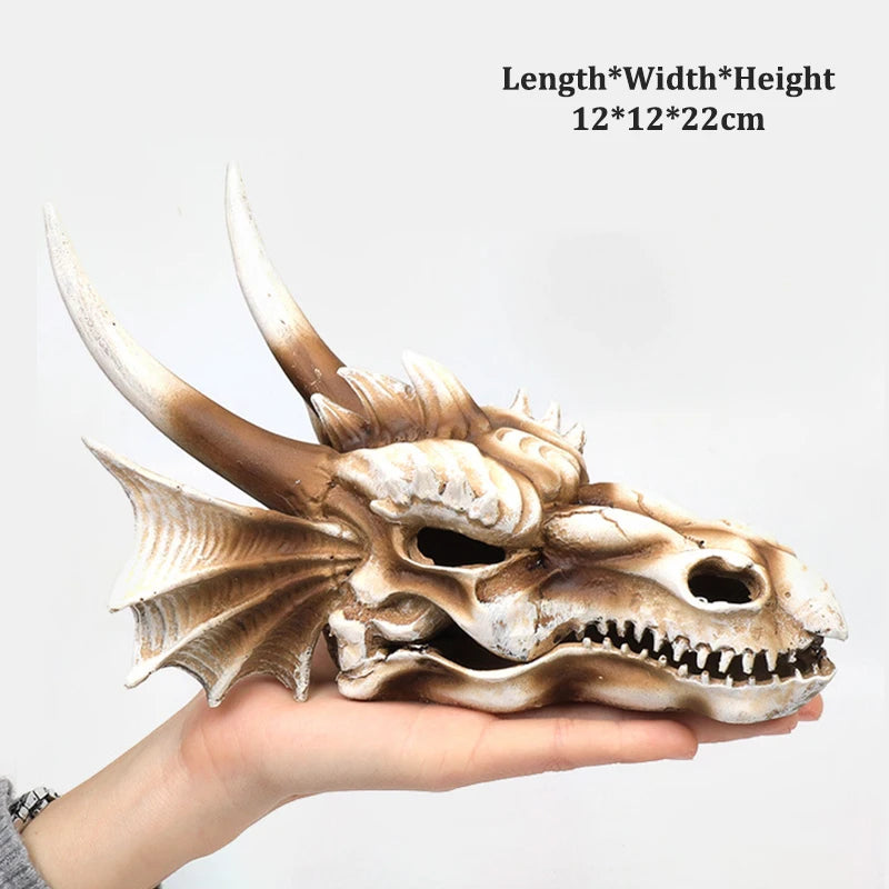 イベント・ハロウィングッズ|水槽用シミュレーション樹脂動物頭蓋骨装飾