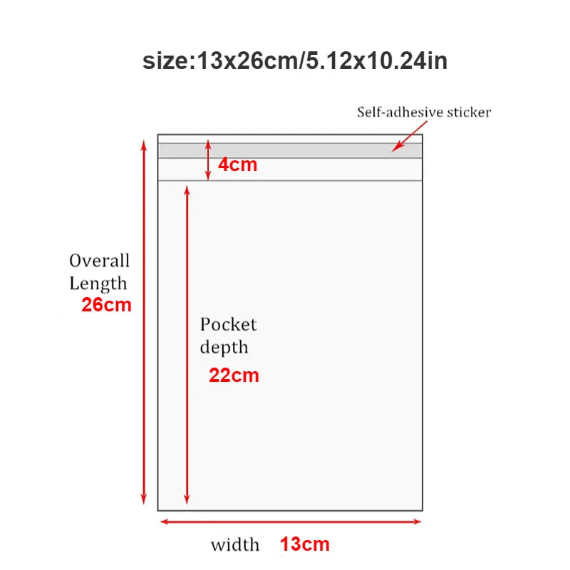 |イベント・ノベルティ用品 | 透明無地OPP袋各種 100枚セット