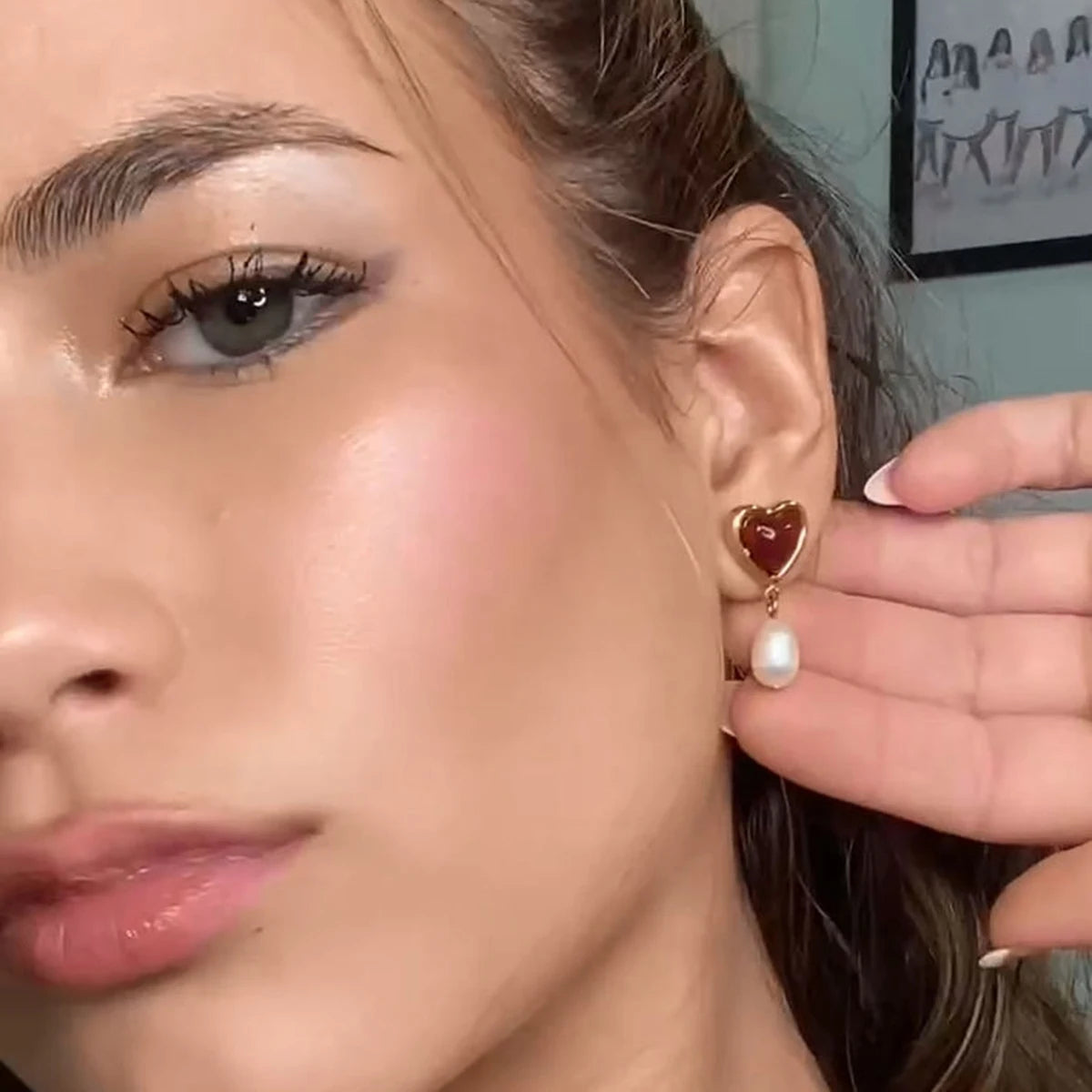 レッドオニキス ラブジュエリーセット