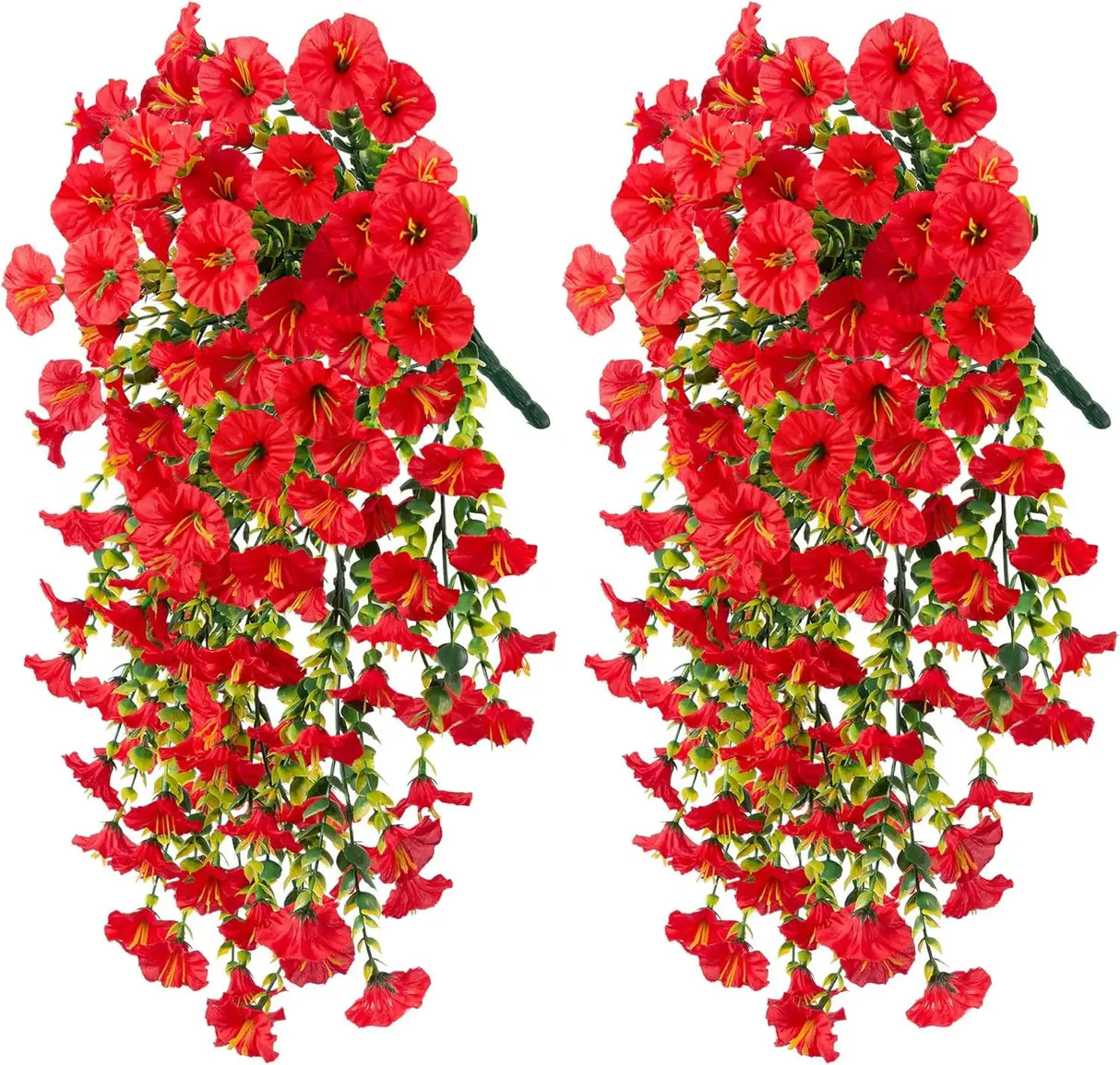 パーティー・ガーデン装飾 造花 リアルなペチュニア再現 2種類シルク製造花ブーケ 紫外線対策