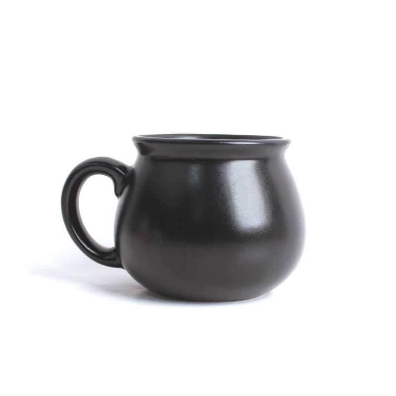 |イベント・ノベルティ用品 | 魔法柄ブラックセラミックマグカップ | 443ml