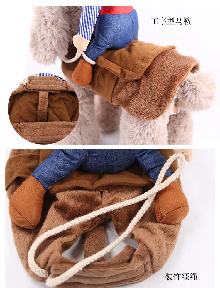 イベント・ハロウィングッズ|カウボーイ犬用コスチューム