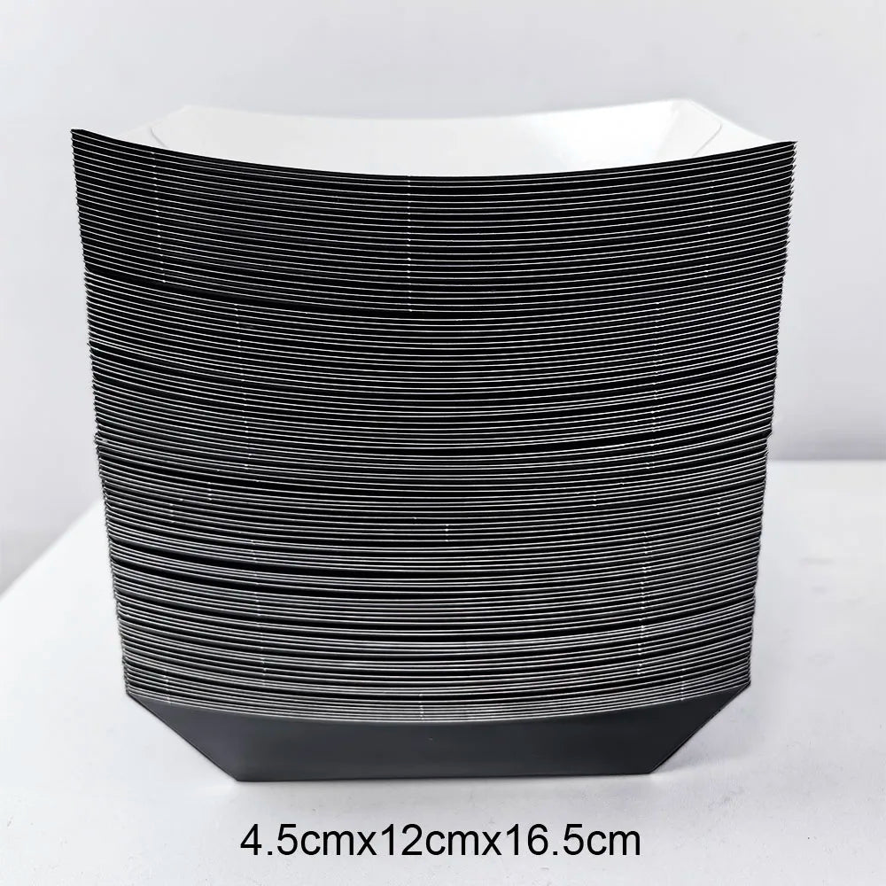 |イベント・ノベルティ用品 | 紙製ミニフードトレイセット | W16.5×H4.5×D12c