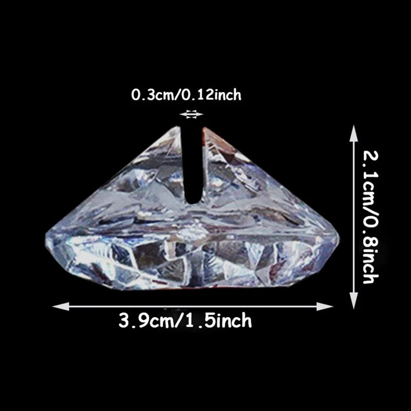 イベント・結婚式装飾|ダイヤモンドアクリルカードホルダー10/20個セット