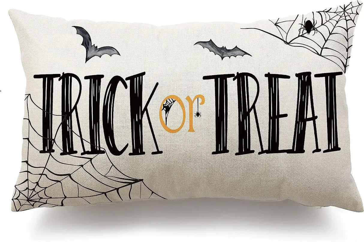イベント・ハロウィングッズ|リネンクッションカバー30x50cm