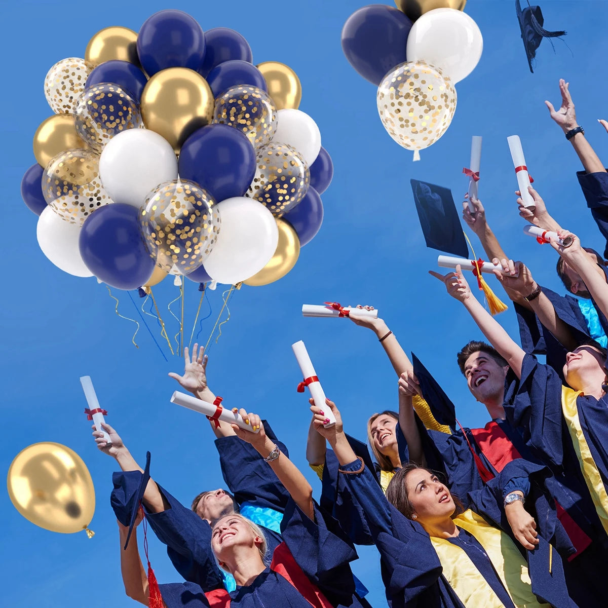 イベント・バルーン装飾 |メタリックカラーミックスバルーンセット