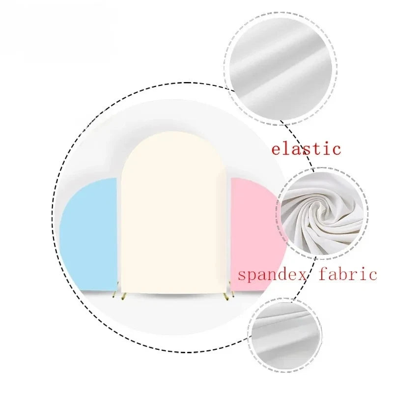 イベント装飾グッズ メタル製デコレーションフレーム布製カバー 3点セット