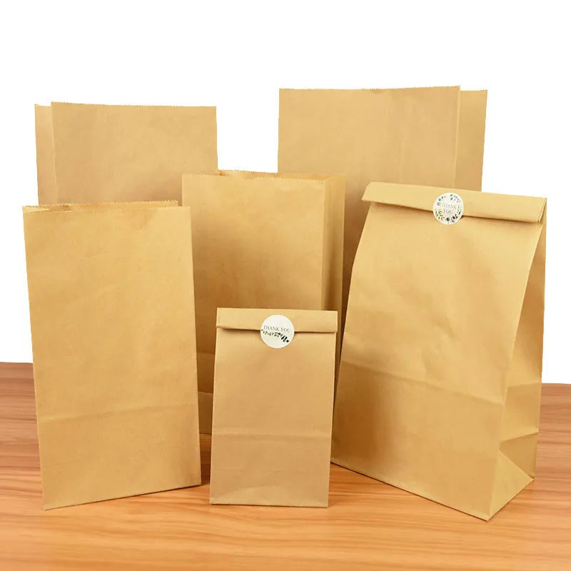 |ノベルティ用品 | クラフト紙製 紙袋バッグ 10枚入