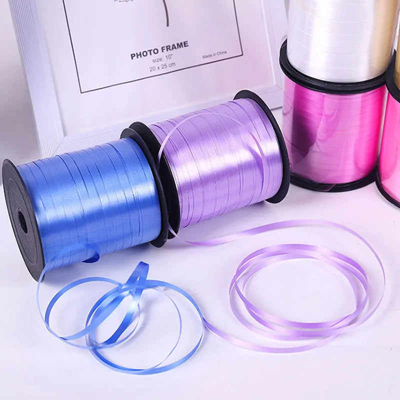 イベント・バルーン装飾 | マルチカラー クラフト用リボン| 230m巻