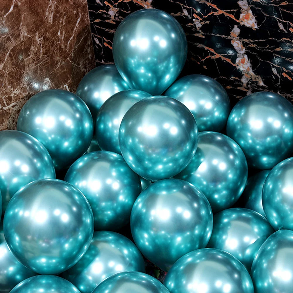 イベント・バルーン装飾|メタリックパールラテックスバルーンセット(10/20/30個)