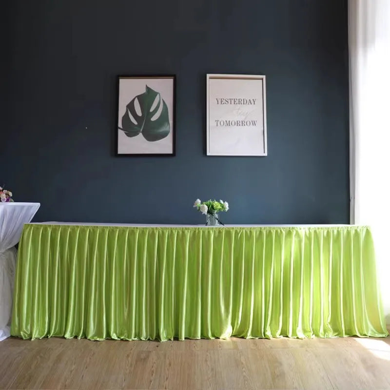 シワになりにくいポリエステルテーブルスカート