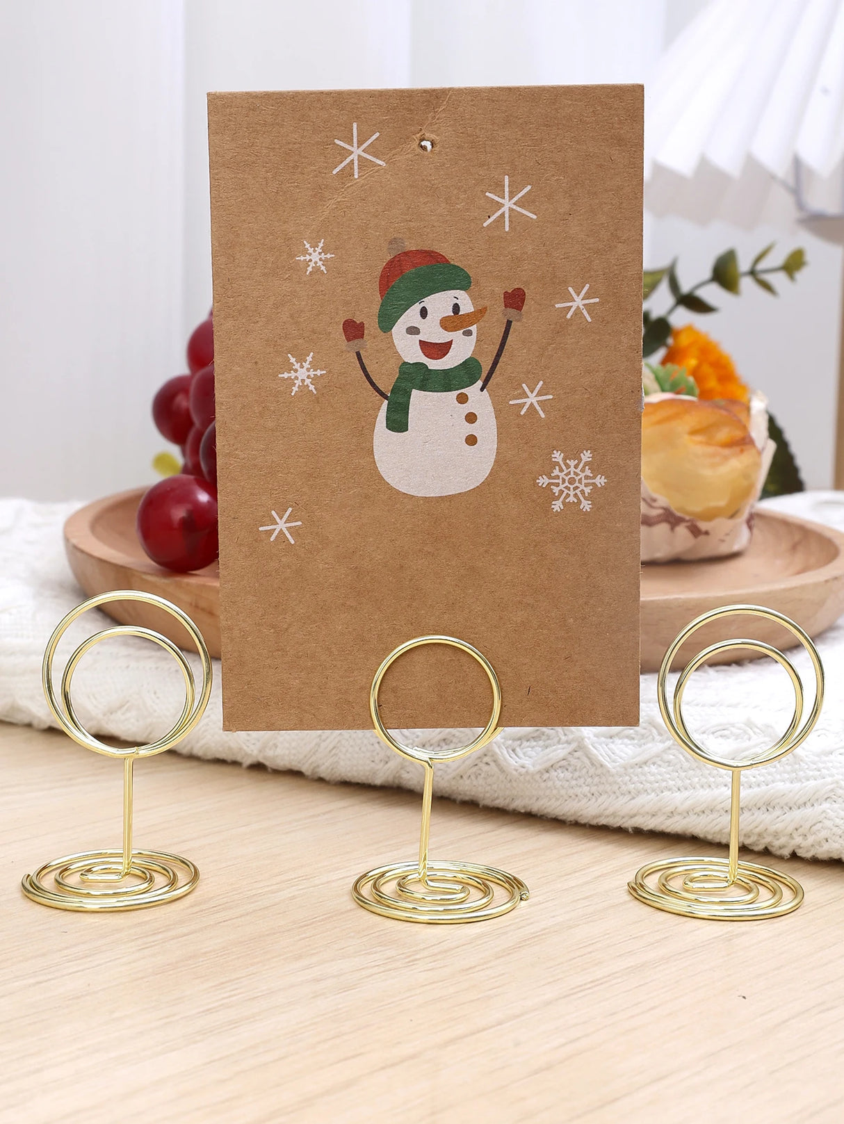 イベント・結婚式装飾|ハート型金属製プレースカードホルダー20個