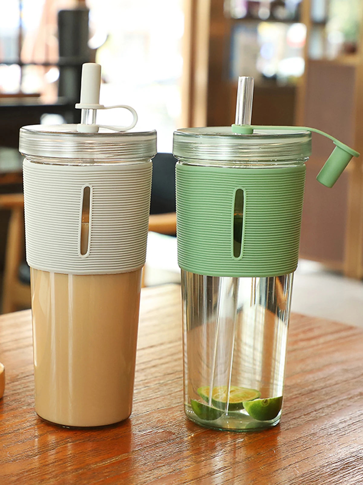 |イベント・ノベルティ用品 | 耐熱性大容量 ストロー付クリアカップ | 710ml