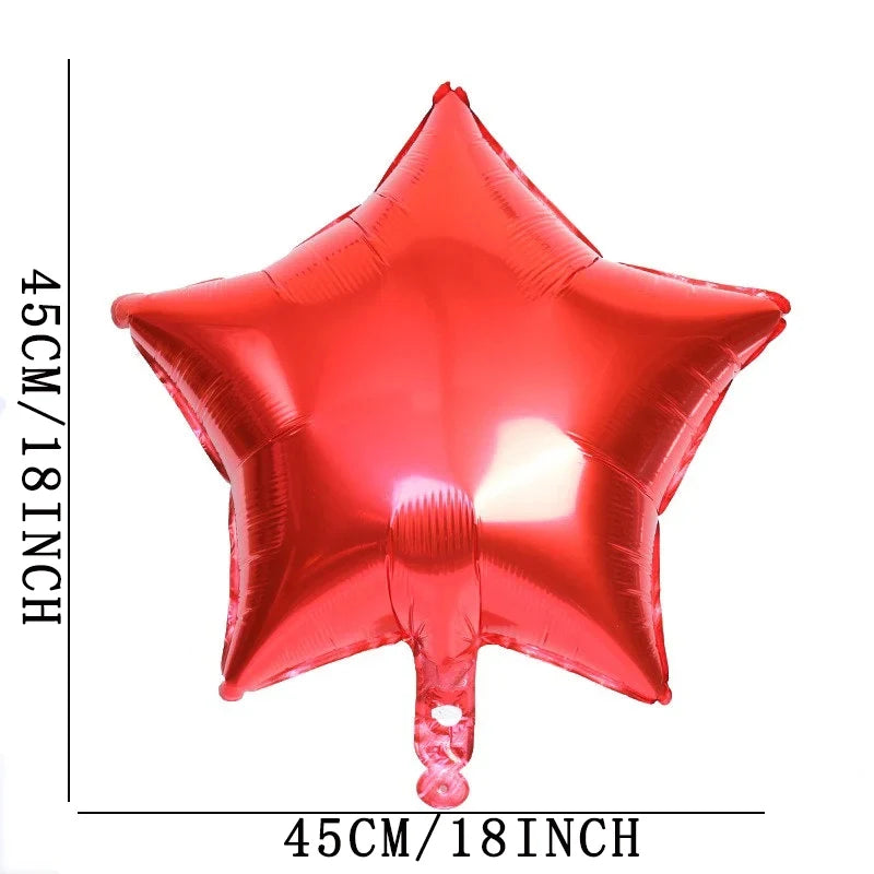 イベント・パーティー装飾| 星型ホイルバルーン(45c)