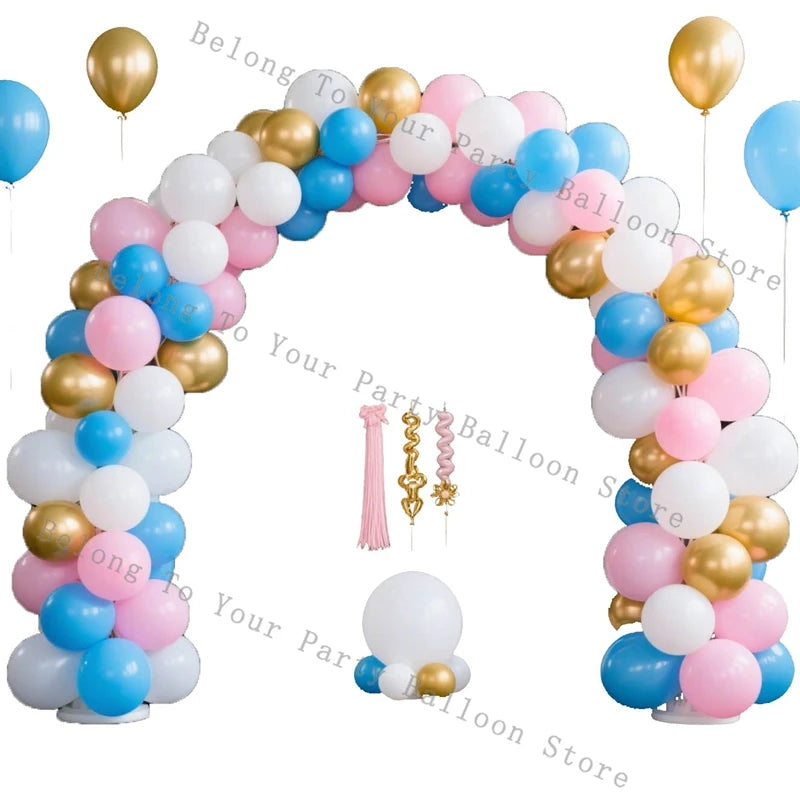 バルーン装飾 カラーバルーンセット 111個入 ピンク・ブルー