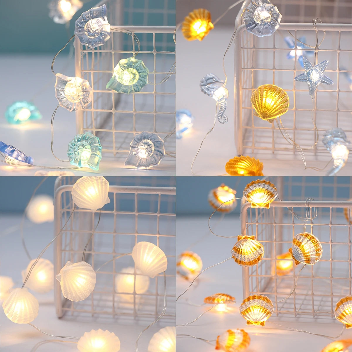 パーティー・インテリア用装飾 シェル&スター LEDライト パーティー装飾