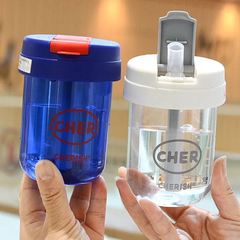 |イベント・ノベルティ用品 | かわいい子供用ストロー付きウォーターボトル |330ml