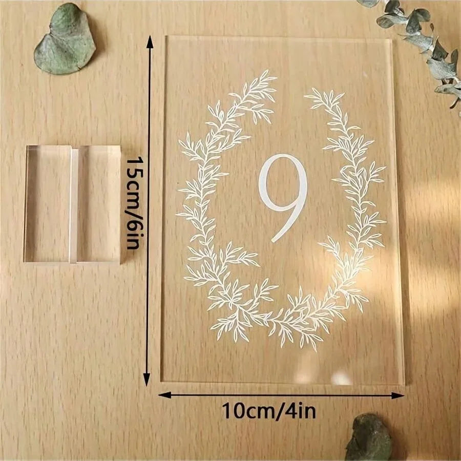 イベント・結婚式装飾|アクリルアーチテーブル番号セット