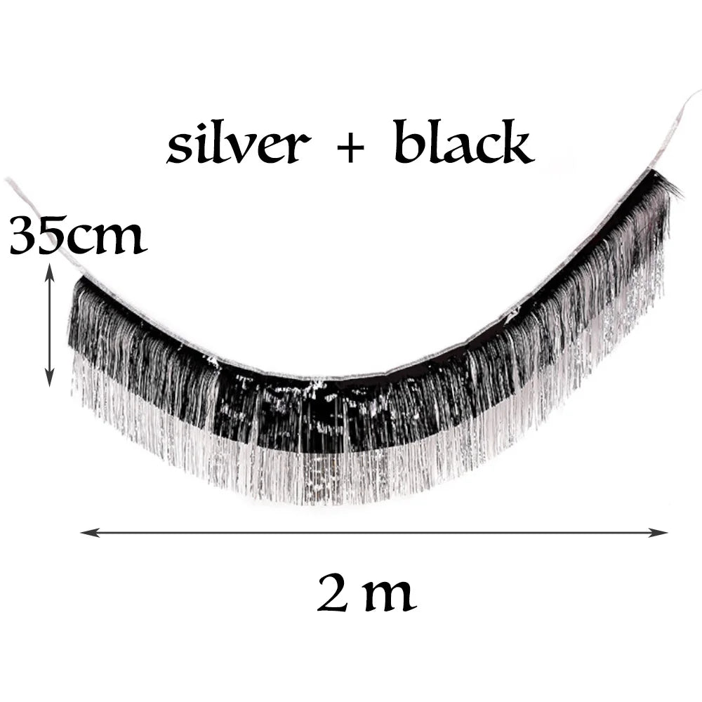 クリスマスガーランド|イベント・クリスマス装飾|プレミアムホイルガーランド2M 4層デコレーション