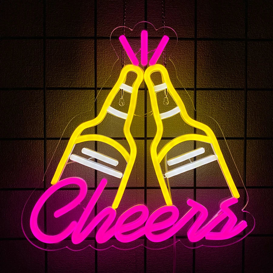 ビールカップLEDネオンサイン(ネオン看板) USB電源