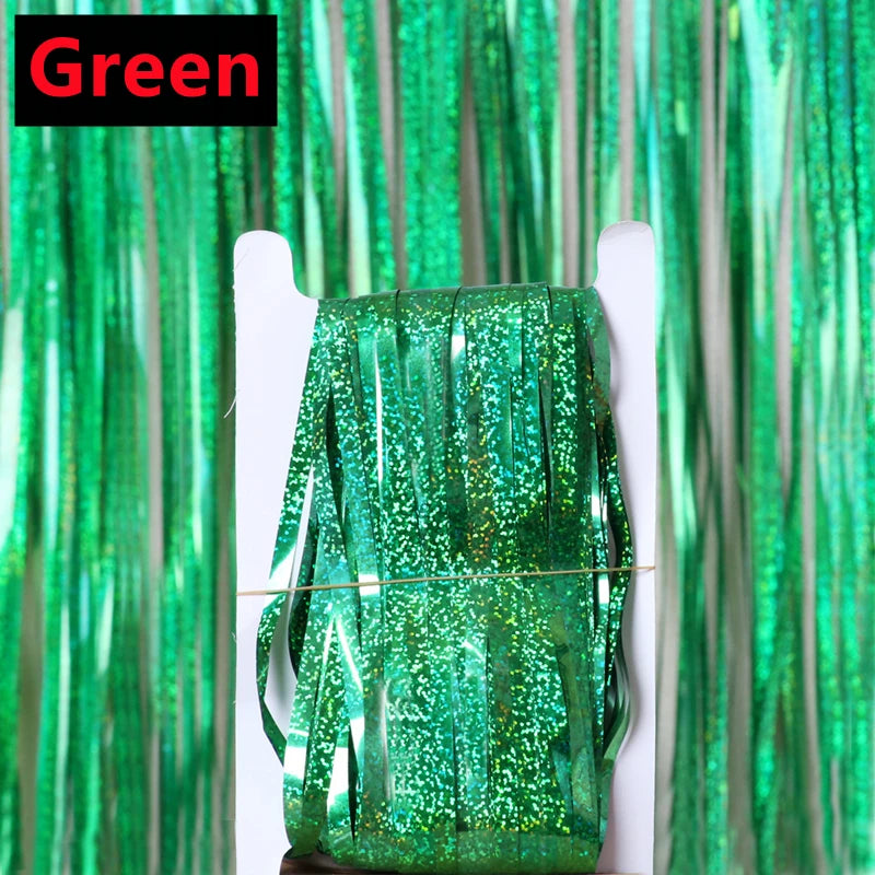 パーティー・インテリア用装飾 バックドロップカーテン キラキラ輝く