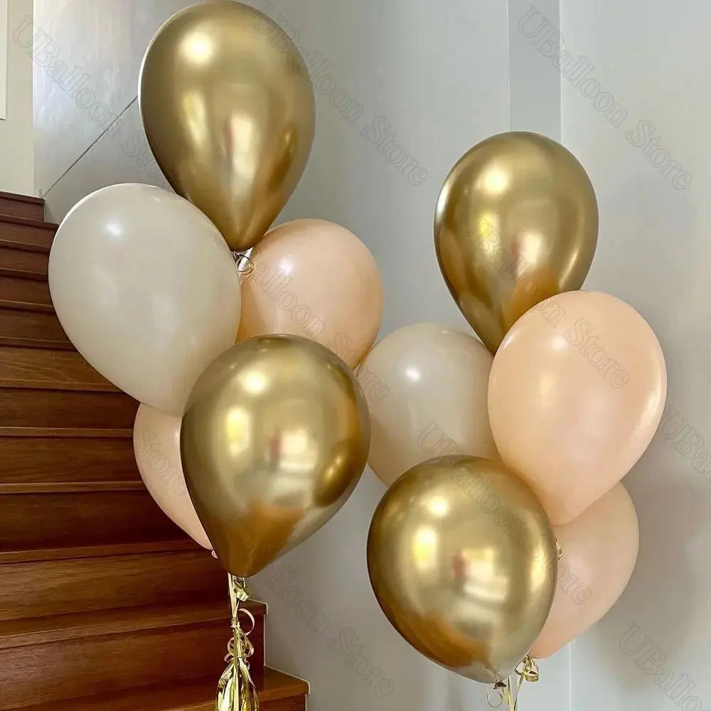 イベント・バルーン装飾 | メタリック&アースカラーバルーンセット | 40個