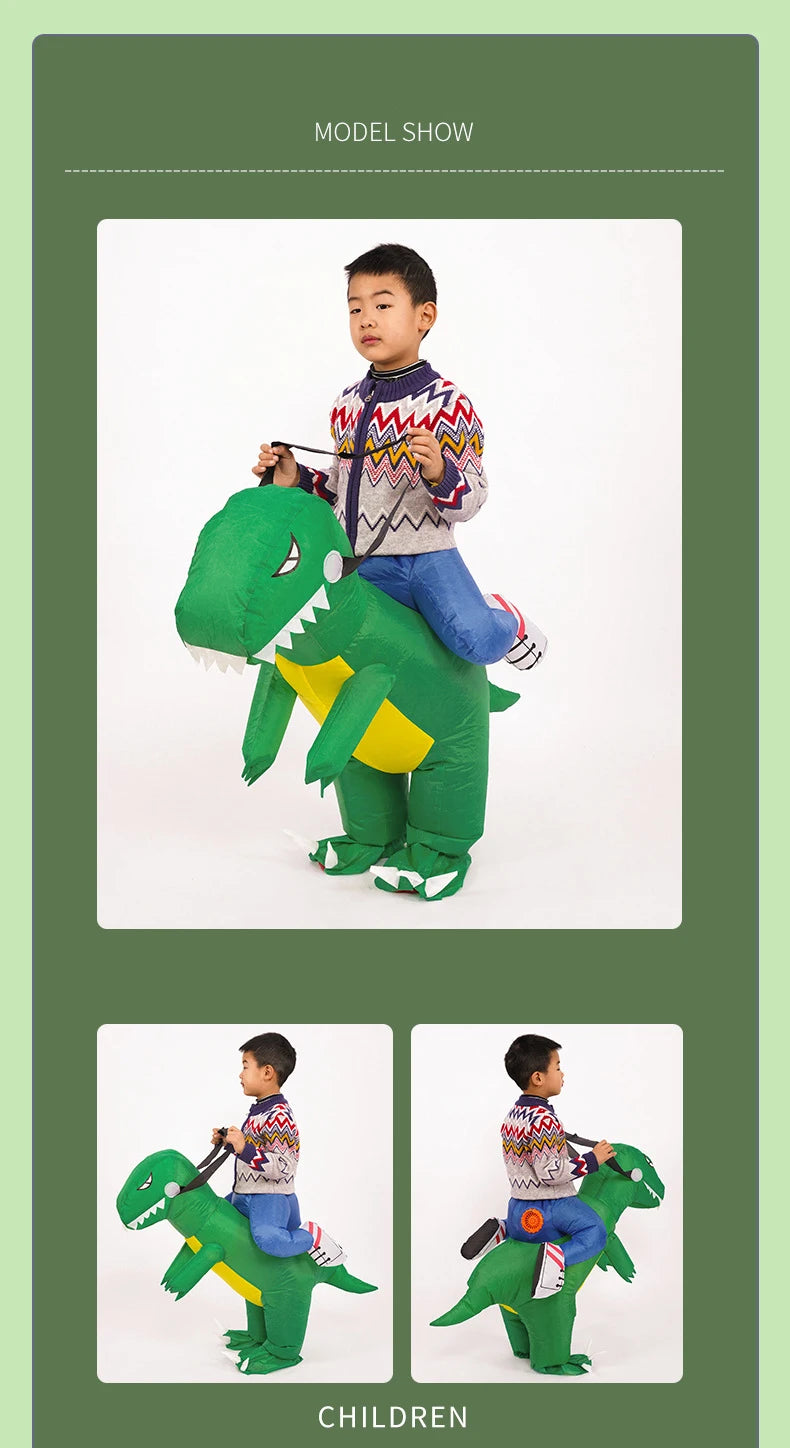 イベント・ハロウィングッズ|恐竜インフレータブルコスチューム 大人子供用