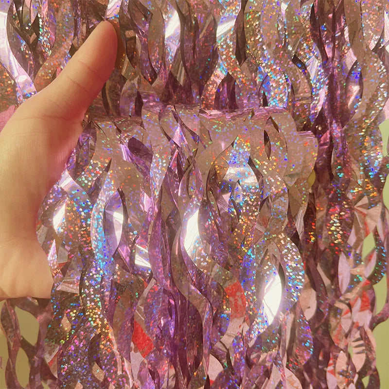 パーティー・インテリア用装飾 波形カーテン 壁面装飾 イベント用