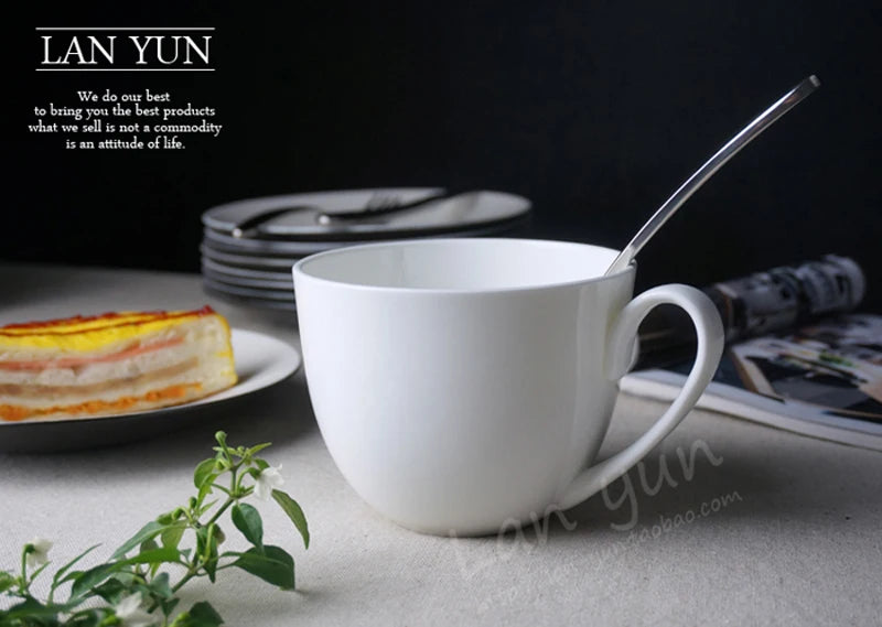 |イベント・ノベルティ用品 |ボーンチャイナ ホワイトマグカップ | 700ml