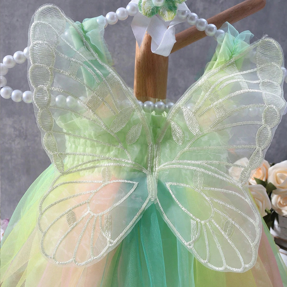 イベント・ハロウィングッズ|新生児用のイベントにぴったり!天使風ドレスセット