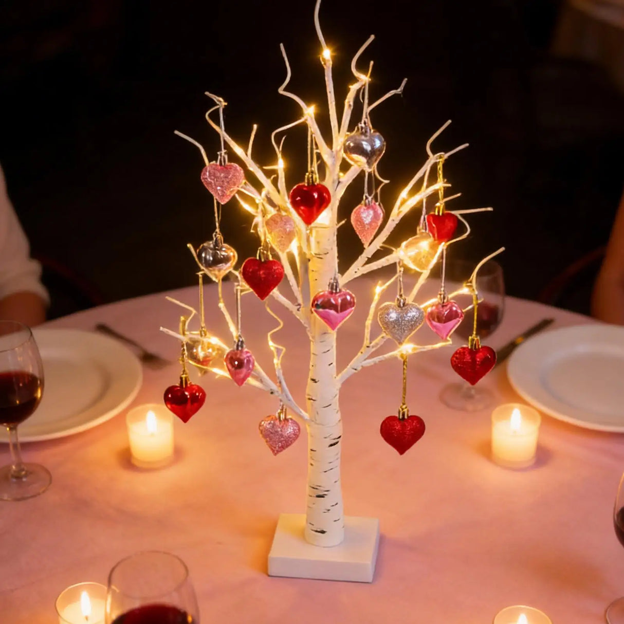USB&バッテリー式LEDバーチツリーライト