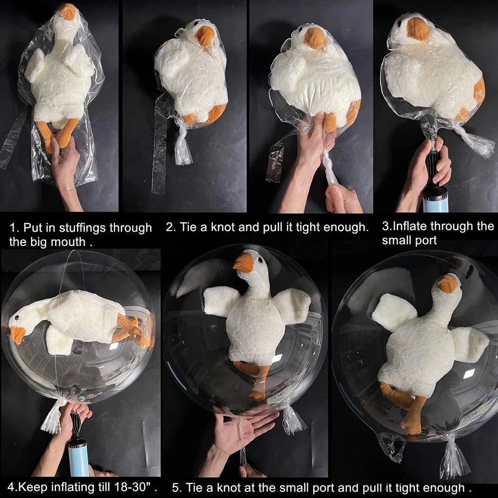 大型透明バブルバルーンセット(5-15個)