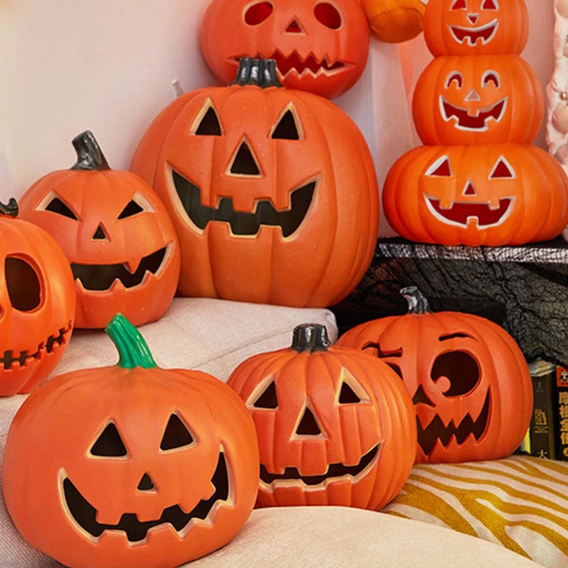 イベント・ハロウィングッズ|20cm LEDパンプキンランプ