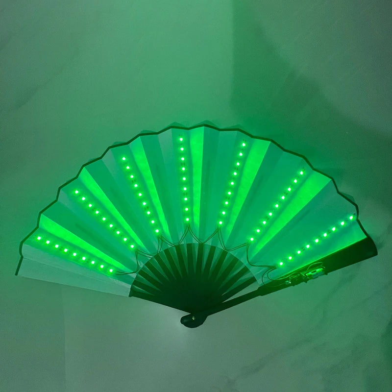 イベント・ハロウィングッズ|光る!LED扇子(電池式)
