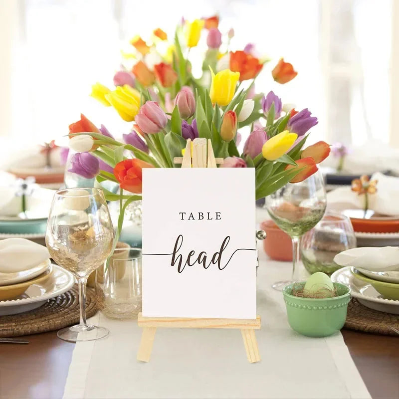 イベント・結婚式装飾|木製ミニイーゼルフレーム 10個セット