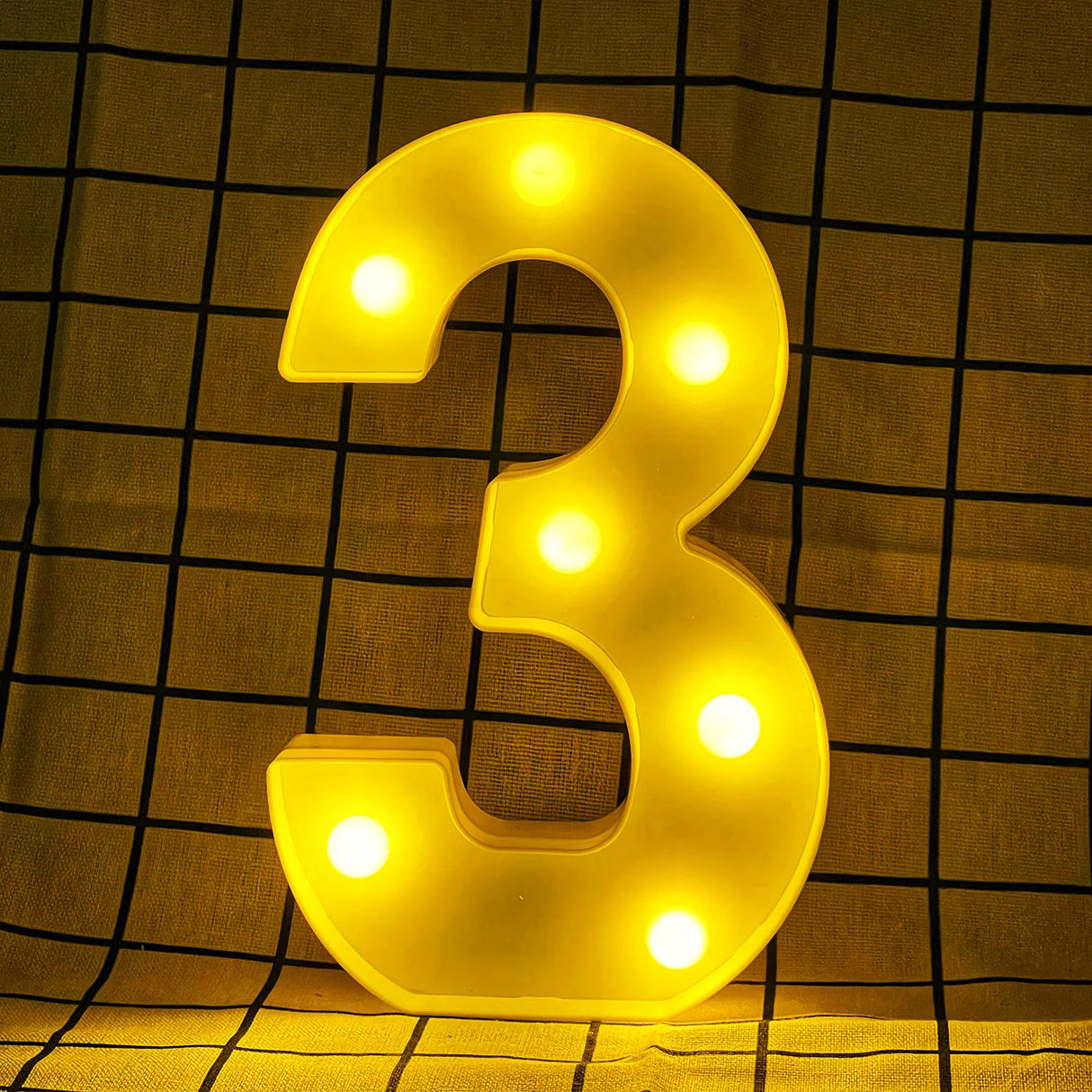 【LED装飾】LEDライト・デコレーションライト(ハート/数字/アルファベット)22cm ハート16cm