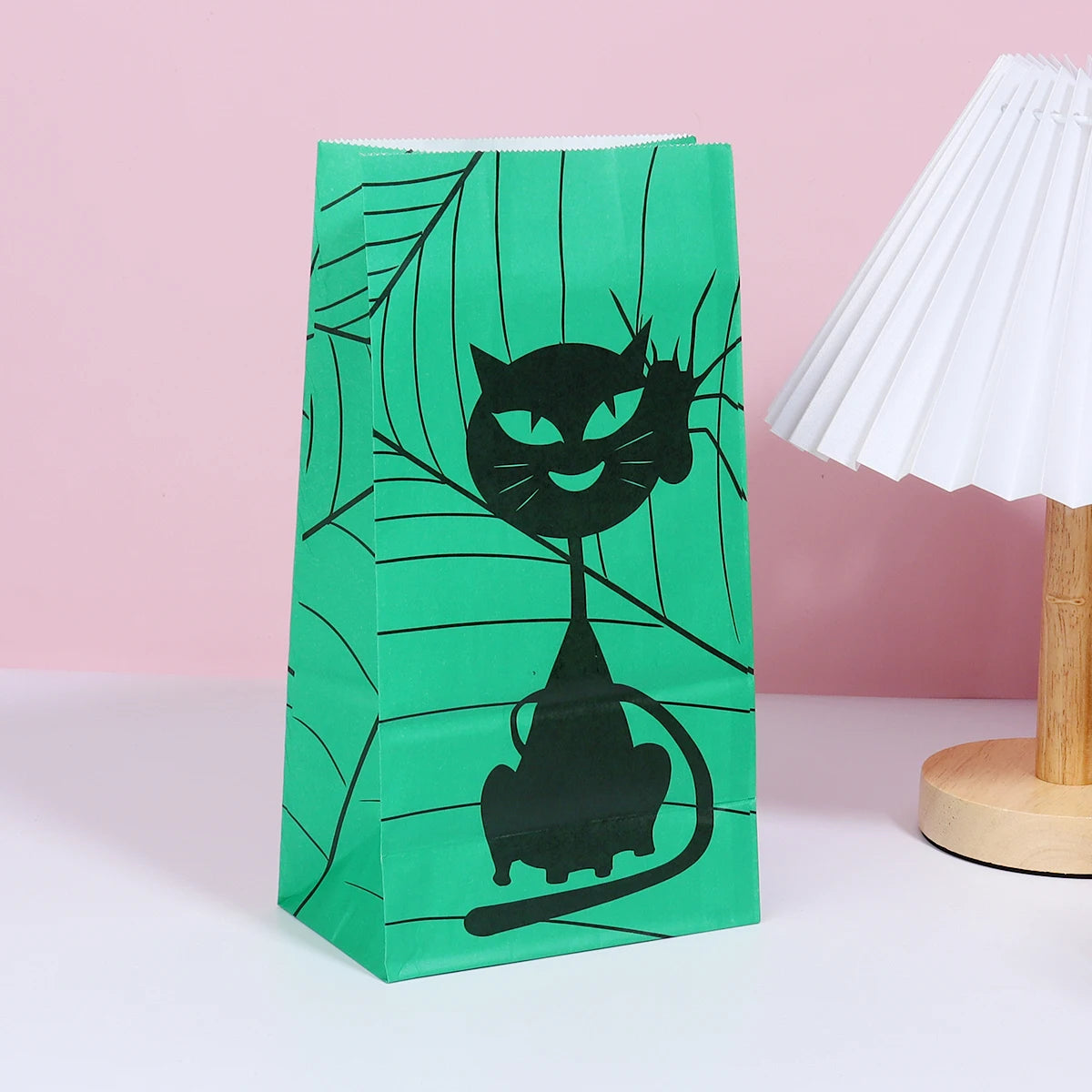 イベント・ハロウィングッズ|クラフト紙ギフトバッグ 12枚セット