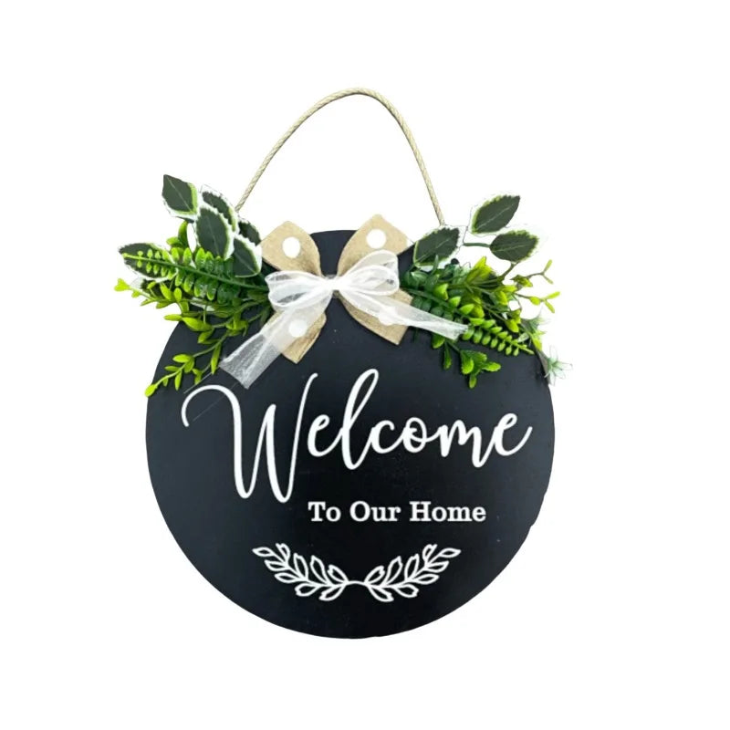 木製ウェルカムサインプレート