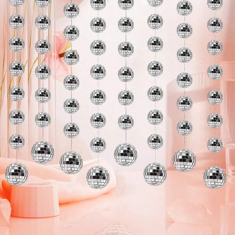 パーティー・インテリア装飾 キラキラ!ミラーボールカーテン用パーツ 装飾用