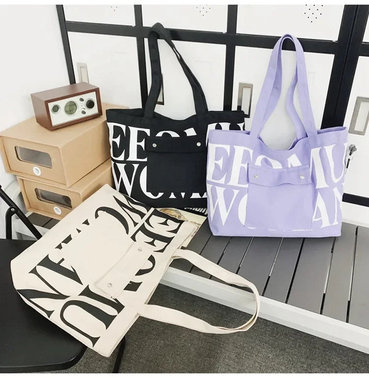 |イベント・ノベルティ用品 | 大容量キャンバスショルダーバッグ | W46×H31×D12㎝