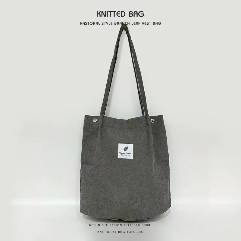 |ノベルティ用品 | コーデュロイショルダーバッグ | 31×34c