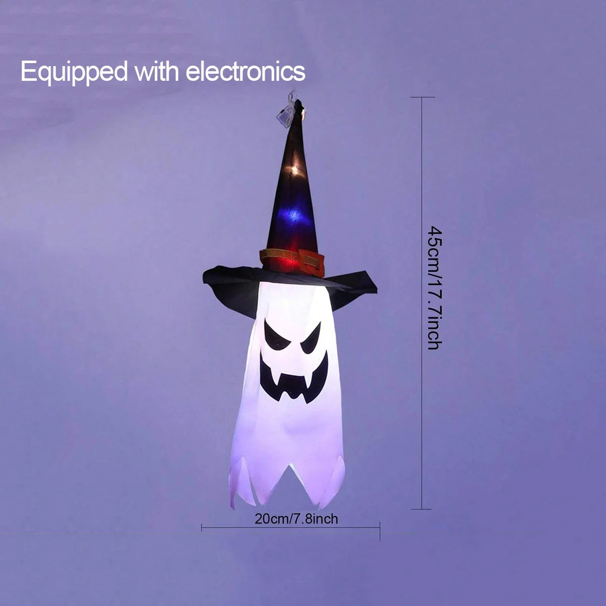 イベント・ハロウィン装飾|ゴースト型吊り下げライト (1pcs/2pcs/3pcs)