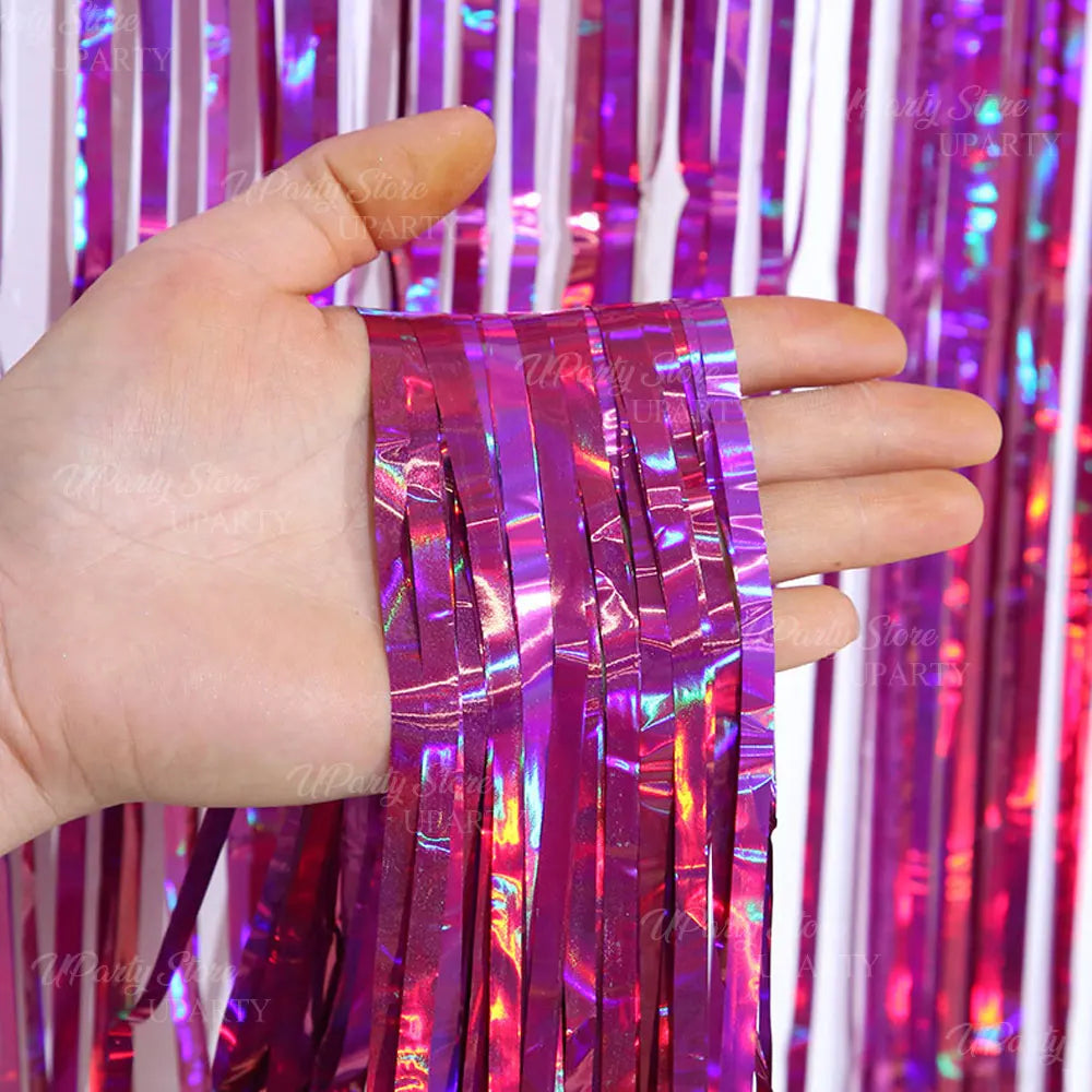 パーティー・インテリア用装飾 キラキラ!ホイル素材カーテン 高品質素材