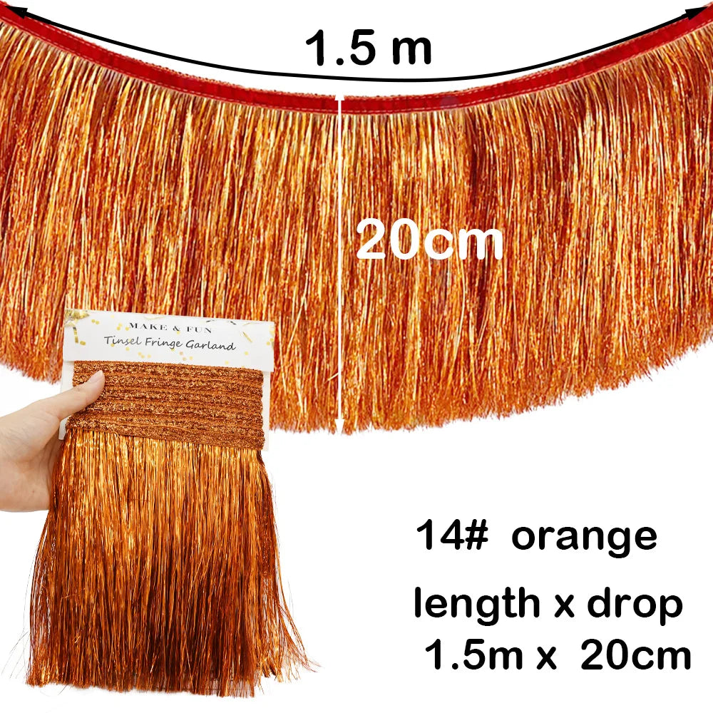 パーティー・インテリア装飾 誕生日用バナー フリンジガーランド 壁面装飾