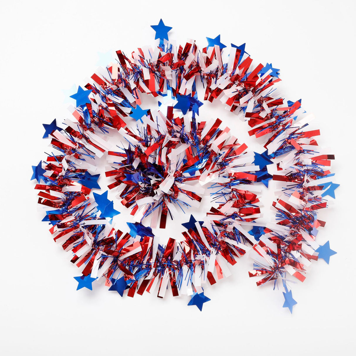 インテリア・イベント装飾 アメリカ国旗カラーパーティー用飾り スパンコール付き
